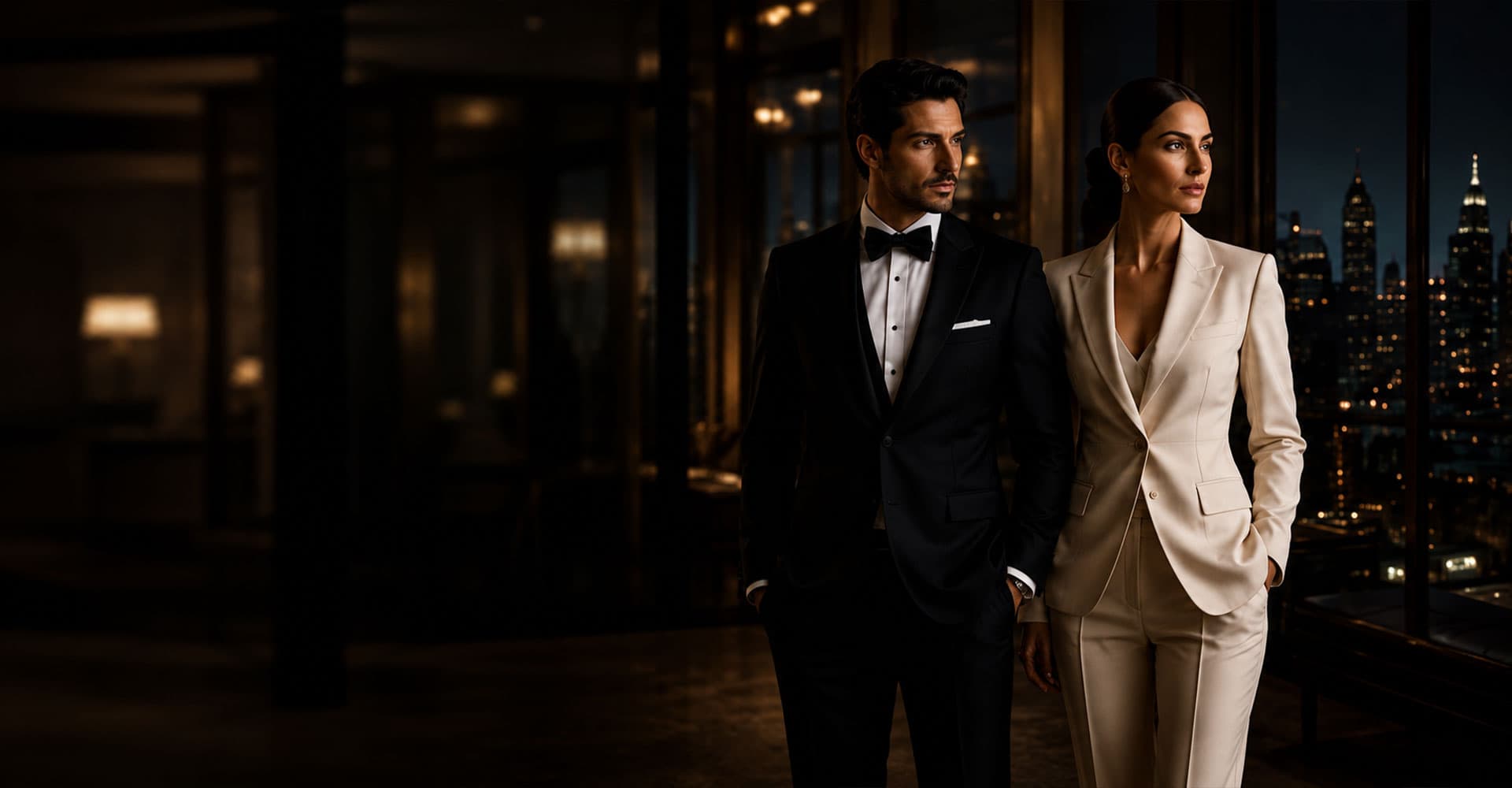 Luxury penthouse private club tailoring lounge