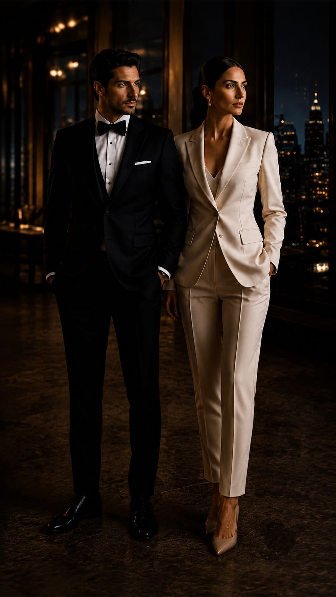 Luxury penthouse private club tailoring lounge